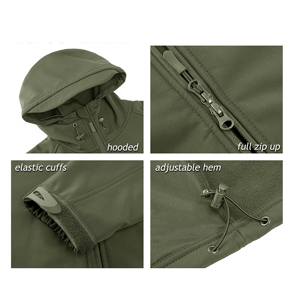 Waterproof Windbreaker Jacket Tactical Jackets » Tactical Outwear 8